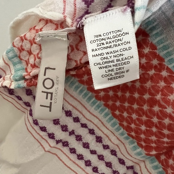 LOFT Raw Edge Fringe Scarf - Picture 2 of 2